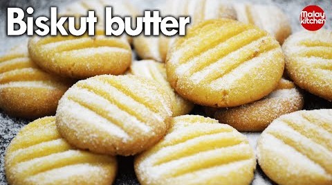Biskut butter mudah | Sukatan cawan